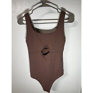 Abercrombie & Fitch Soft A&F Collection Brown Cutout Bodysuit S